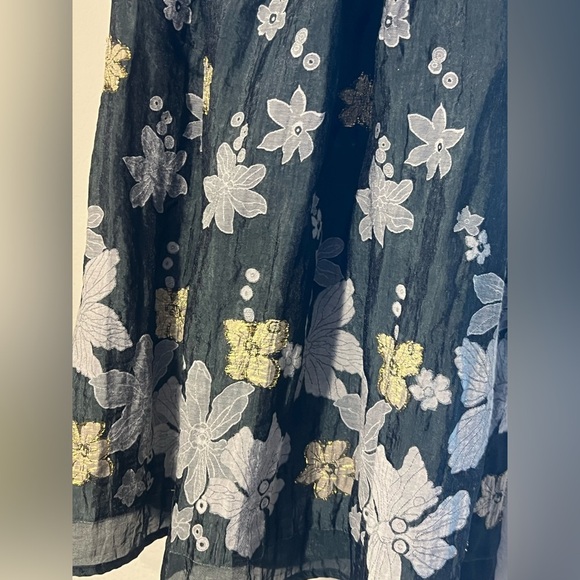 Floral Strapless Dress anthropology - Picture 2 of 5